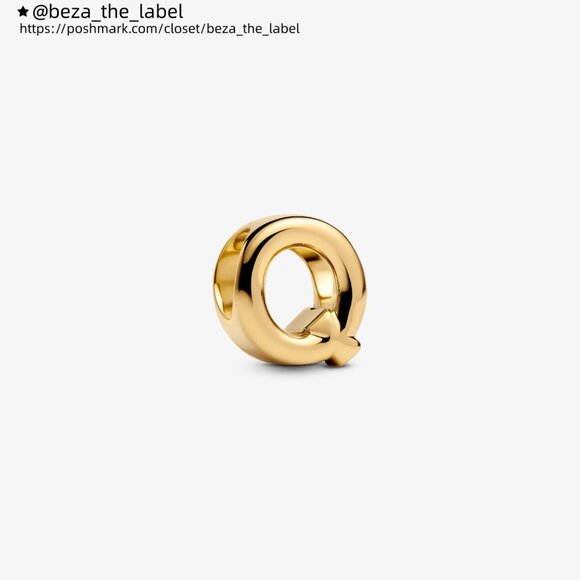 Pandora Letter Q Alphabet Charm - Picture 1 of 5